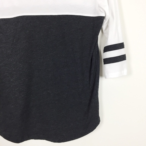 PINK Victoria's Secret Perfect Football Tee sz S - Picture 5 of 8